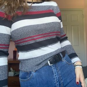 color block sweater